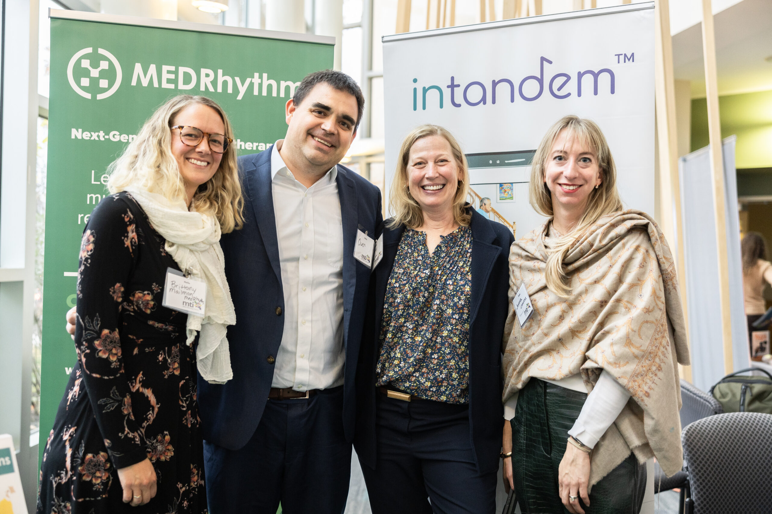 MEDRhythms team at MTI 25th anniversary event