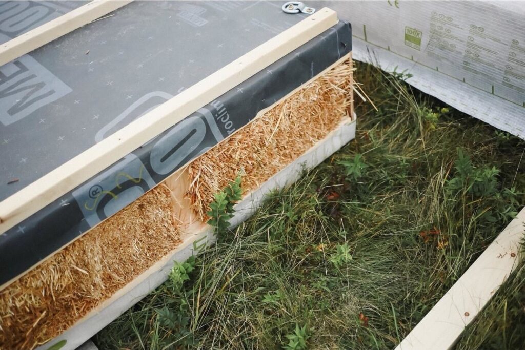 shot of timber internal paneling