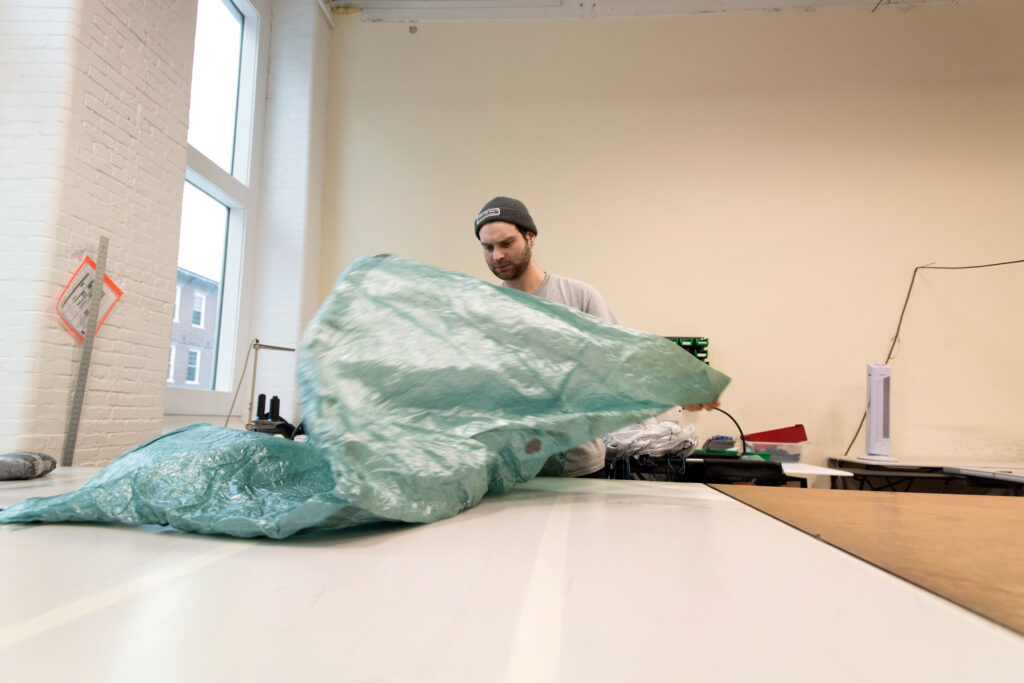 Working material in manufacturing location