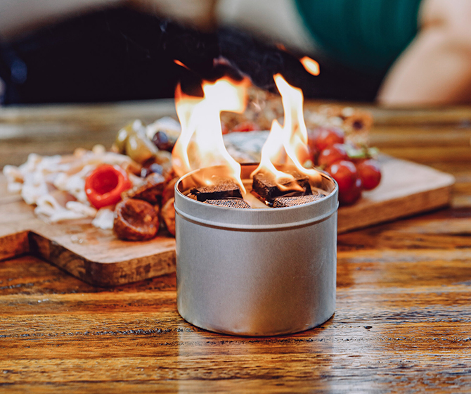 Juneberry Tabletop fire