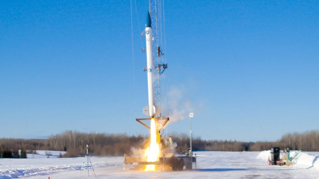 rocket launching from mobile station