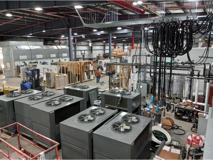 Inside of Nyle Systems facility