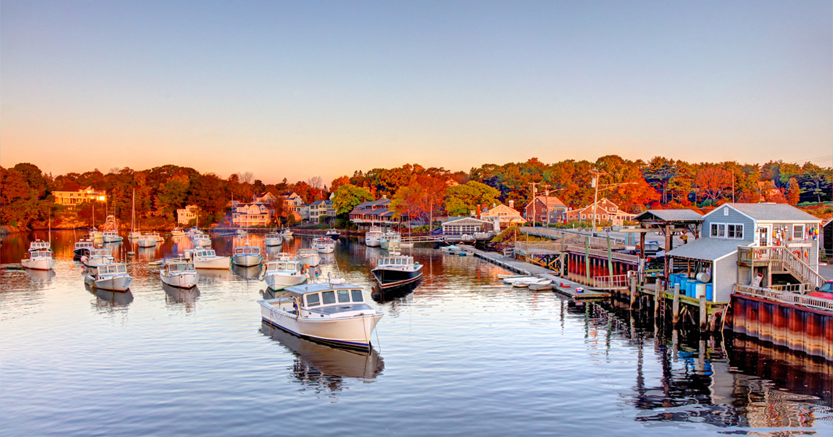 October in Maine