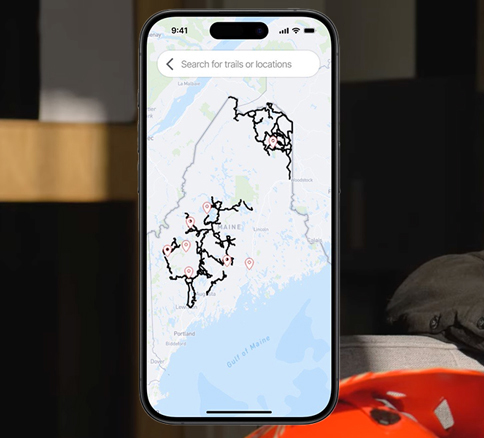 SledTRX app close up