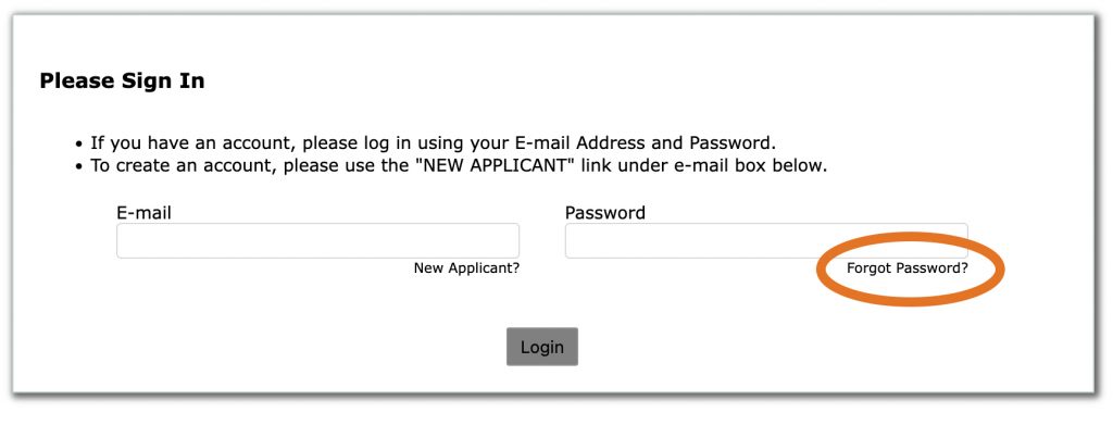 Forgot Password